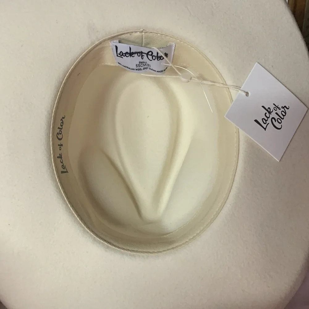 Free people lack of color melodic fedora new with tags size small needs reshape